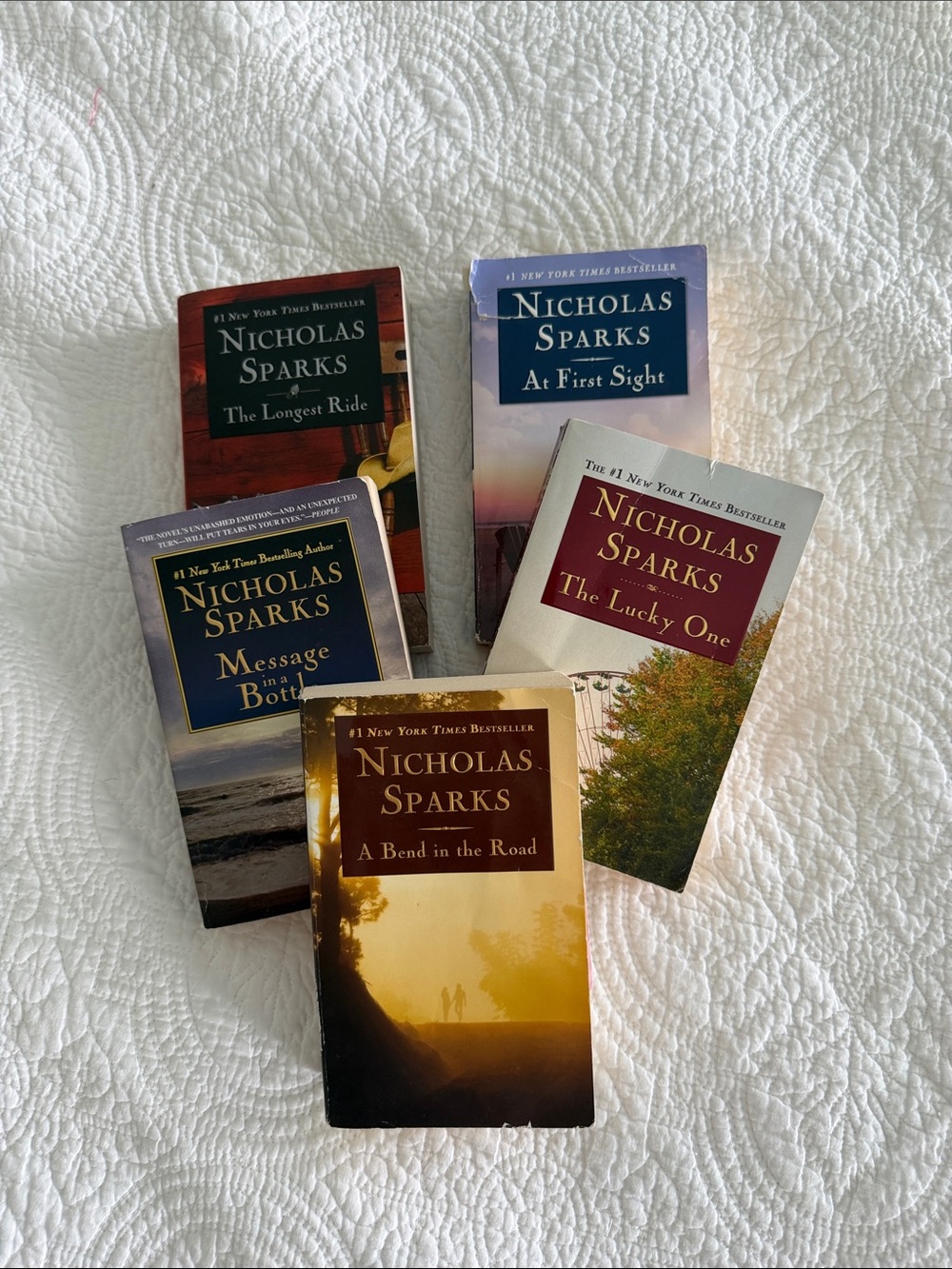 Nicholas Sparks Paperback Book Lot